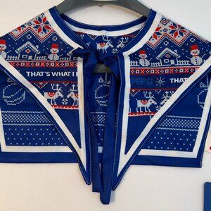 NWT CHRISTMAS/WINTER COLLAR UGLY ROMWE X PEPSI COLLAB